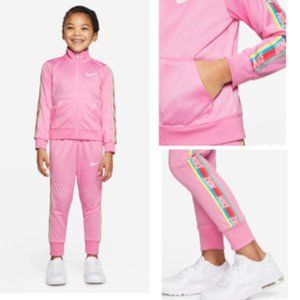 GIRLS NIKE Pink Tracksuit (Jacket and Pants) Size 12M